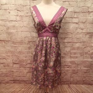 H&M Pink and Gray Mini Dress